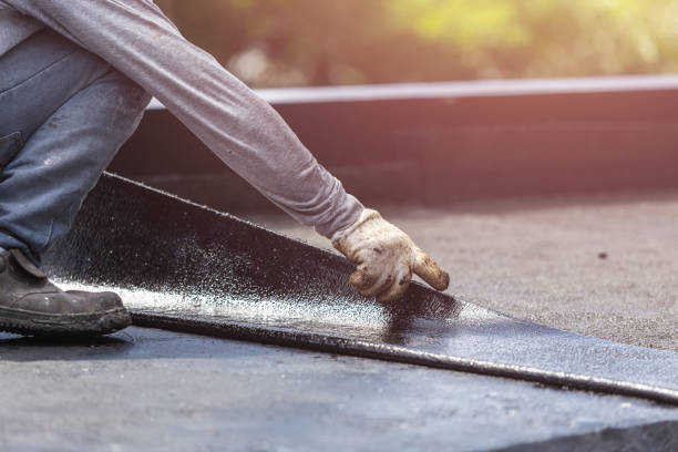 Professional Waterproofing technician working in Minotola, NJ